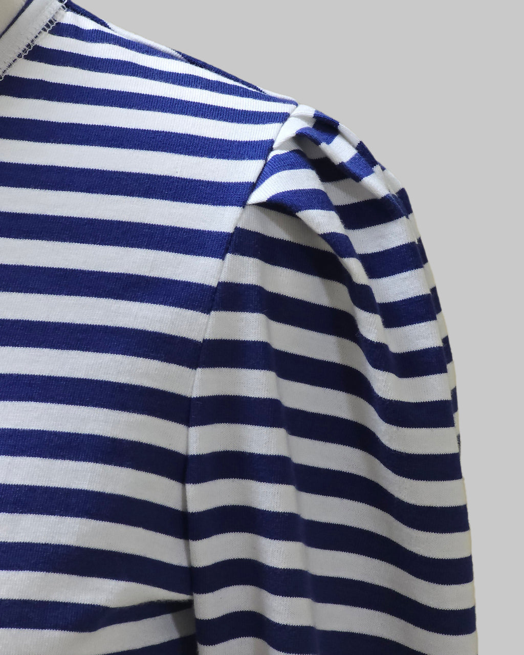 Breton Striped Sweatshirt – Puff Sleeve