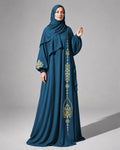Cotton Batiste Isdal Set with Gold Sirma Embroidery