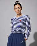 Breton Striped Sweatshirt – Puff Sleeve